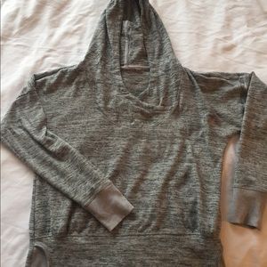 Athleta heather hooded sweatshirt